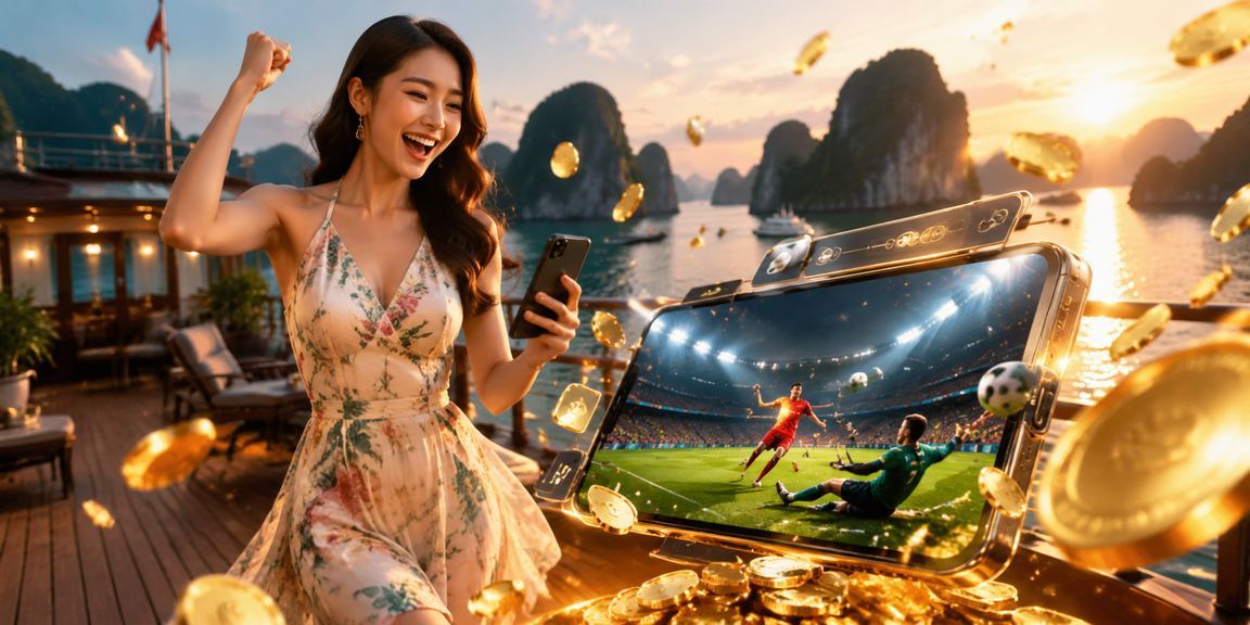Người chơi cá cược thể thao tại Hạ Long bay